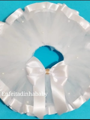 Saia tutu bebê luxo
