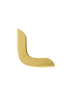 Cantoneira texturizada 24mm dourado (01 unid)