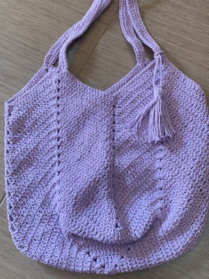 Bolsa avelã de croche