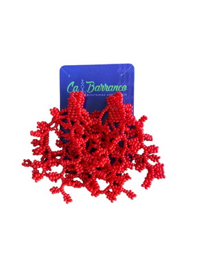 Brinco algas vermelho