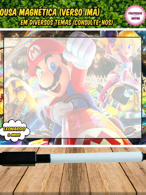 Lousa magnética super mario