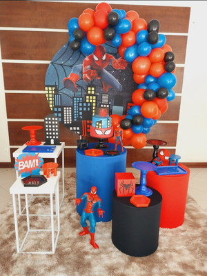 Decoração homem aranha (aluguel)