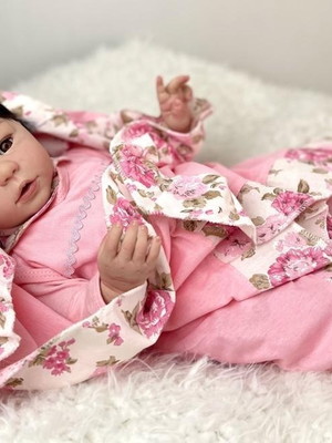 Bebê reborn kylin menina + enxoval completo