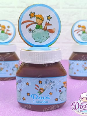 Rótulo+aplique para nutella 140g pequeno príncipe cd030