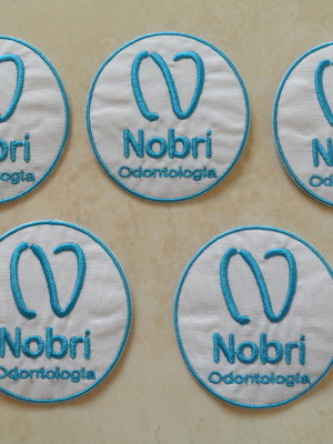 Patch bordado logos personalizada