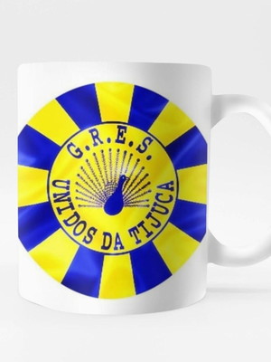 Caneca bandeira unidos da tijuca personalizada premium