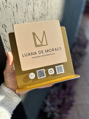Placa pix personalizada
