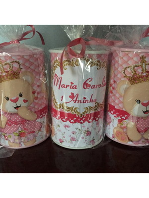 Cofrinhos personalizado ursinha