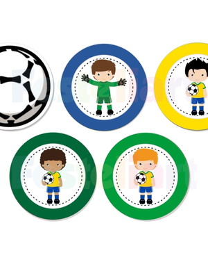Aplique 3,5cm - futebol
