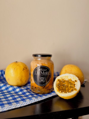Doce de leite artesanal com maracujá