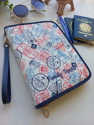 Carteira porta 05 passaportes | família | personalizada