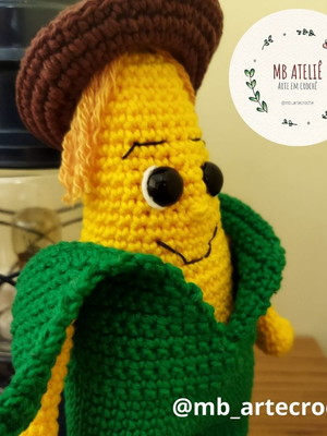 Amigurumi milho pedrinho