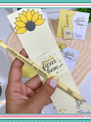 Card com lápis personalizado