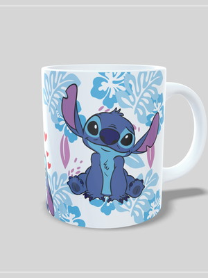 Caneca personalizada stitch e lilo com seu nome