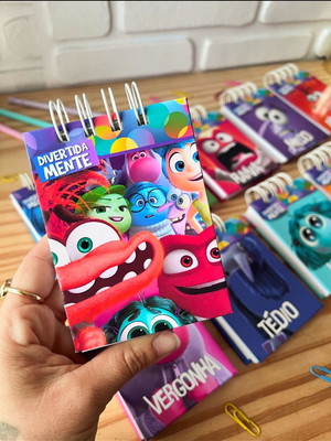 Bloquinho a7 personalizado tema divertidamente