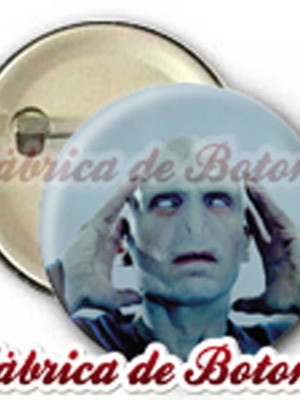 Boton 2,5cm voldemort harry potter