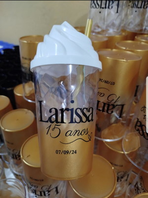 100 copos chantilly degradê 480ml personalizados