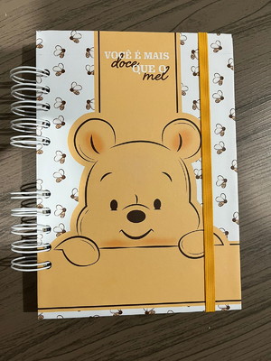 Caderno personalizado pooh