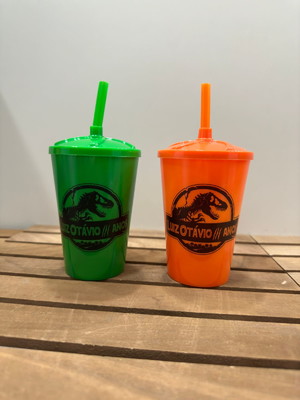 Copo twister 300ml com tampa