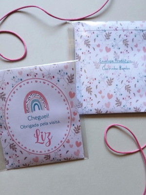 Envelope perfumado sachê aromatico lembrancinha arco íris 10