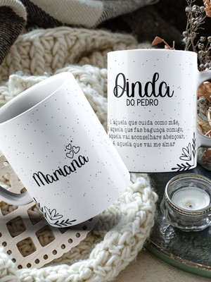 Caneca personalizada para dindos