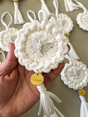 Lembrança de batizado - mandala batismo batizado
