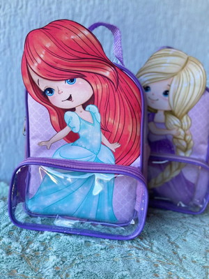 Bolsinha princesas cute 3d ( princesas disney )
