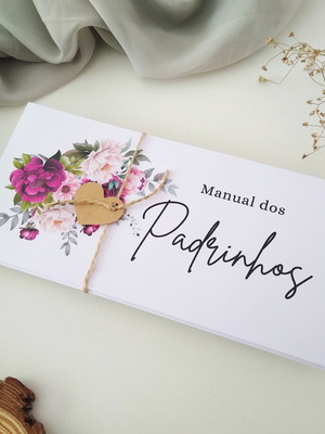 Manual de padrinhos fúcsia