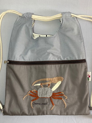 Mochila e bolsa .