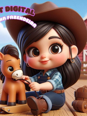Kit digital fazendinha menina