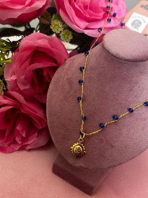 Conjunto biju em crochê sol