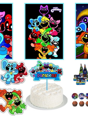 Kit festa só um bolinho smiling critters poppy playtime 3