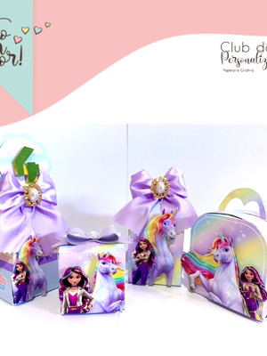 Personalizados academia unicornio - 20 itens
