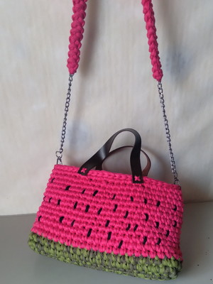 Bolsa melancia artesanal