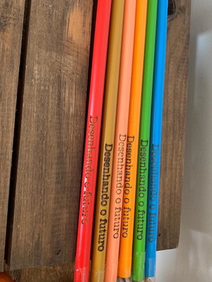 Lápis semente de colorir personalizado