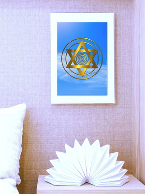 Quadro emissor de reiki