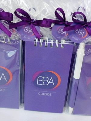 Brinde corporativo bloco capa dura e caneta