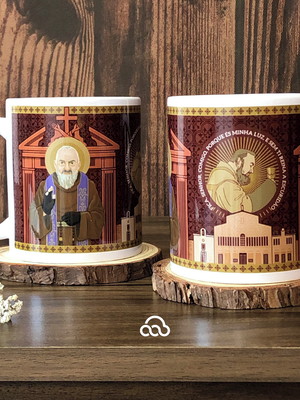Caneca são padre pio de pietrelcina