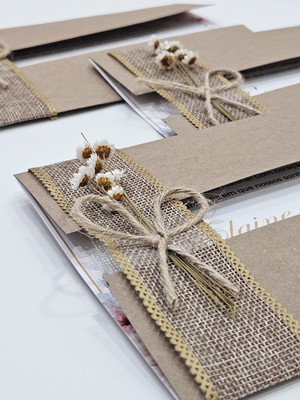 Convite de casamento rustico para casamento