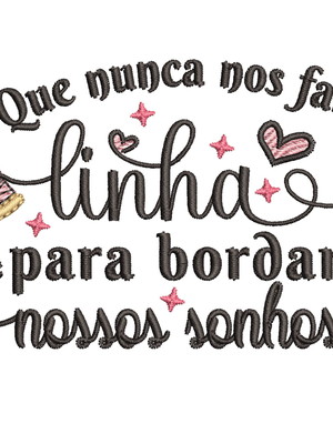 Matriz de bordado - bordar sonhos 001