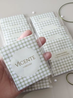 Envelope perfumado xadrez