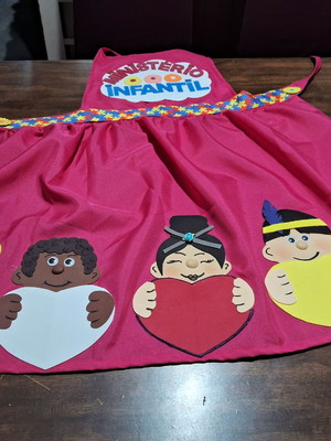 Avental para ministério infantil