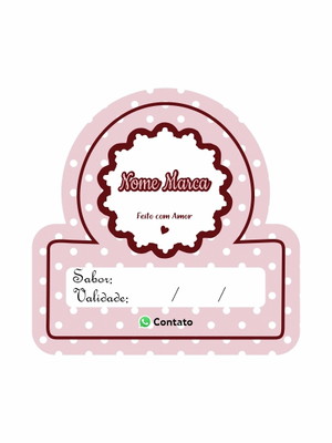 Digital - etiqueta geladinho gourmet