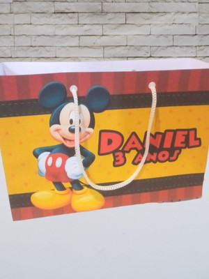 Sacolinha personalizada g mickey