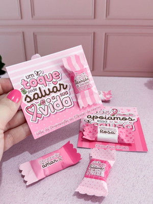Card + balinhas outubro rosa