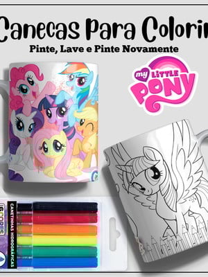 Caneca de polímero personalizada com desenhos