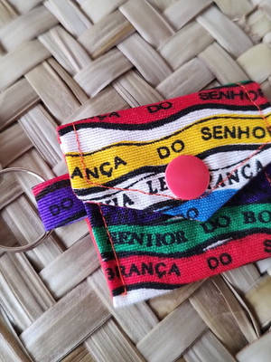 Chaveiro porta moeda kit com 10 unidades