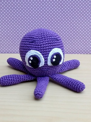 Polvo pow bolofofos amigurumi