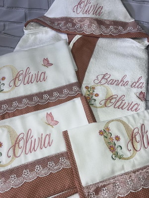 Enxoval bebê menina personalizado