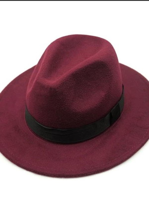 Chapéu fedora camurçado várias cores